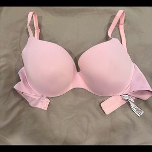 Peach underwire bra